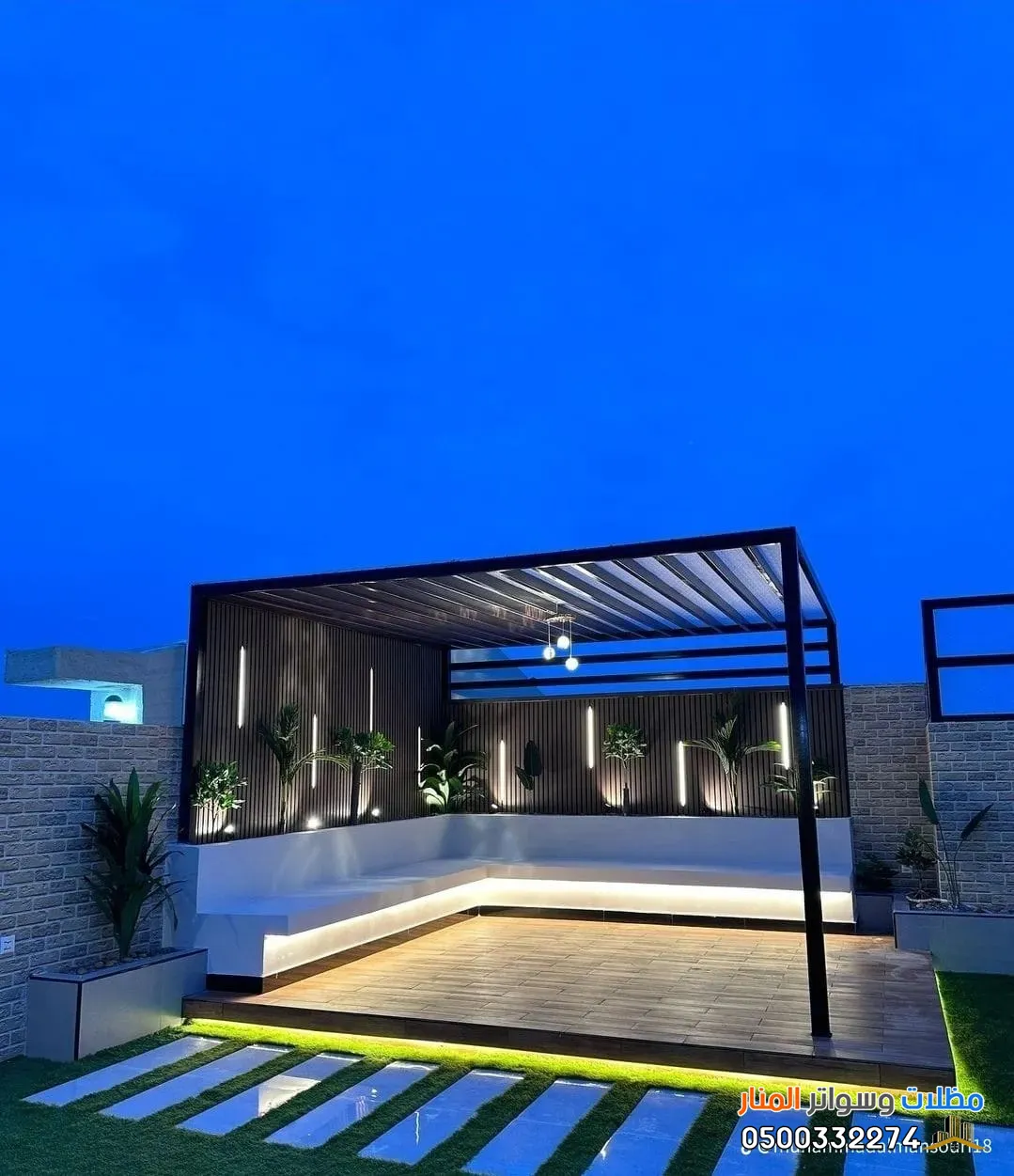 تجهيز جلسات الحدائق المنزلية بأحدث التصاميم الرياض