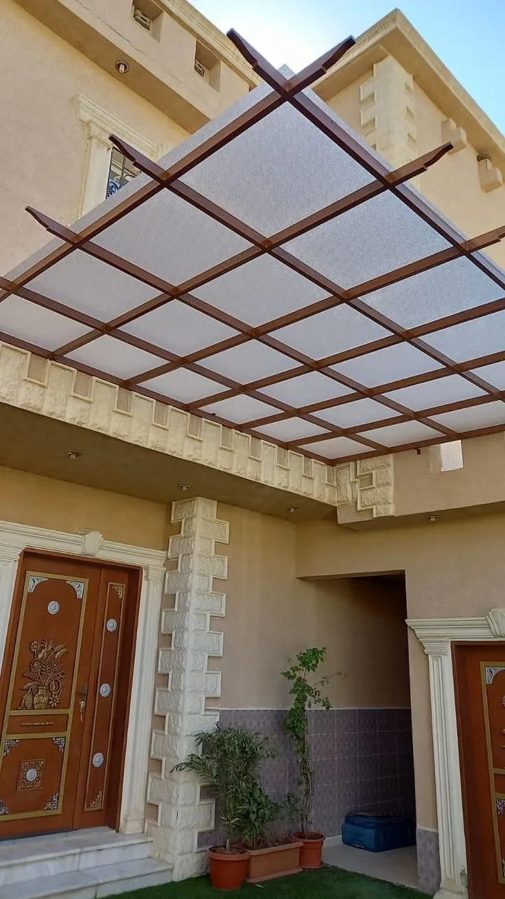  احدث تصاميم مظلات لكسان احواش حدائق الرياض