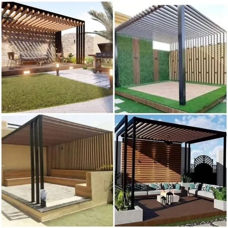  احدث تصاميم مظلات لكسان احواش حدائق الرياض