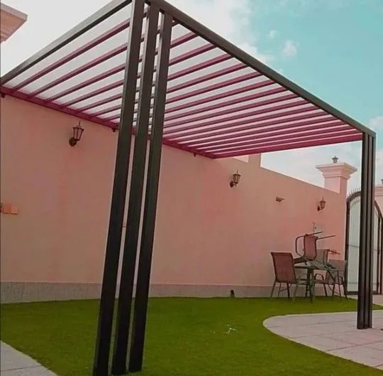برجولات ديكور حوش جلسات الرياض