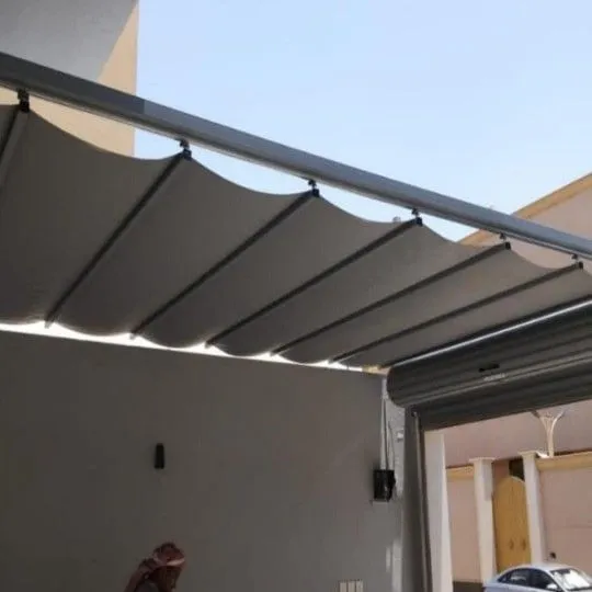 احدث مظلات متحركة لسيارات بالرياض