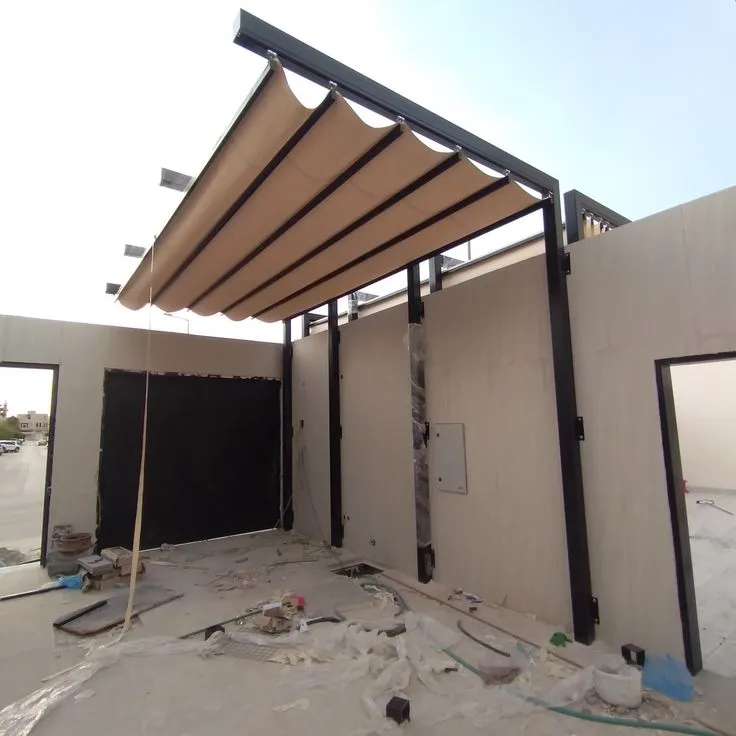 احدث مظلات متحركة لسيارات بالرياض
