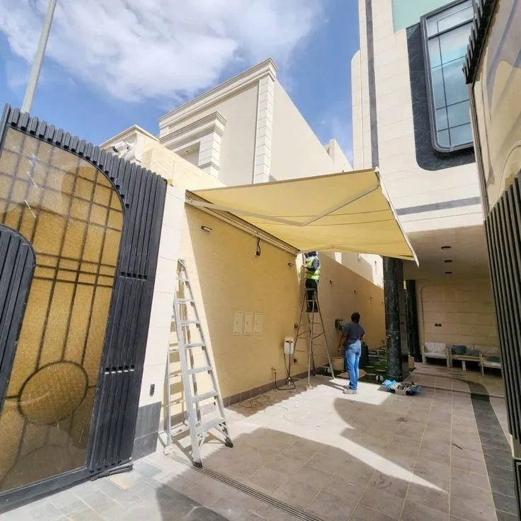 احدث مظلات متحركة لسيارات بالرياض