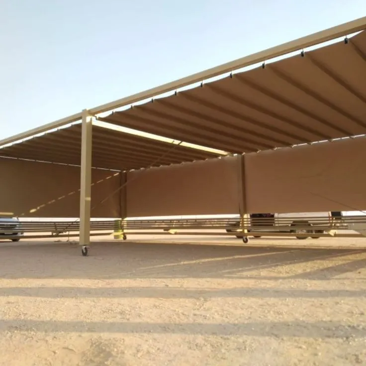 احدث مظلات متحركة لسيارات بالرياض