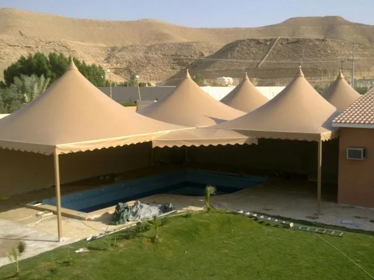 مقاول مظلات قبب هرمية جنوب الرياض