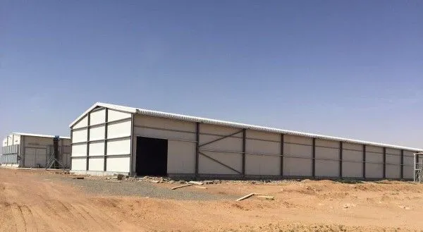 هناجر حديد شرق الرياض