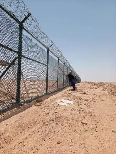 حداد شبوك حديد تسوير ارض جنوب الرياض حي البدر