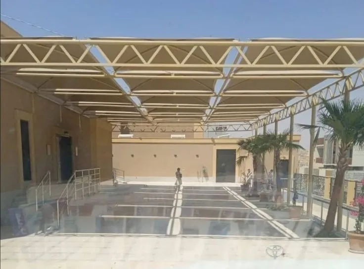 تركيب مظلات مدارس بالرياض 2025 – من مؤسسة المنار