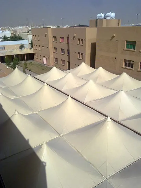 تركيب مظلات مدارس بالرياض 2025 – من مؤسسة المنار