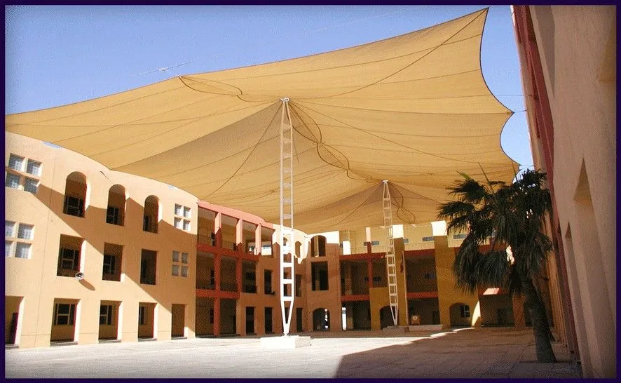 تركيب مظلات مدارس بالرياض 2025 – من مؤسسة المنار