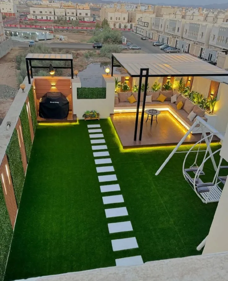 برجولات فلل واستراحات بالرياض – جلسات مظللة أنيقة ومريحة