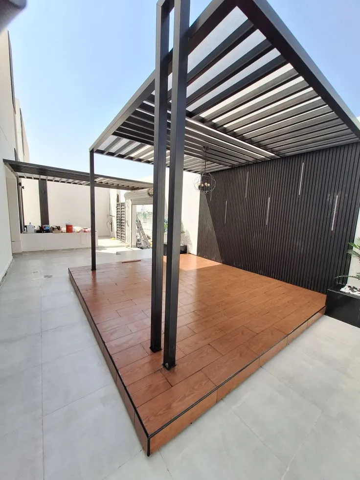 مقاول تركيب برجولات شرق الرياض – تفصيل برجولات خشبية وحديد