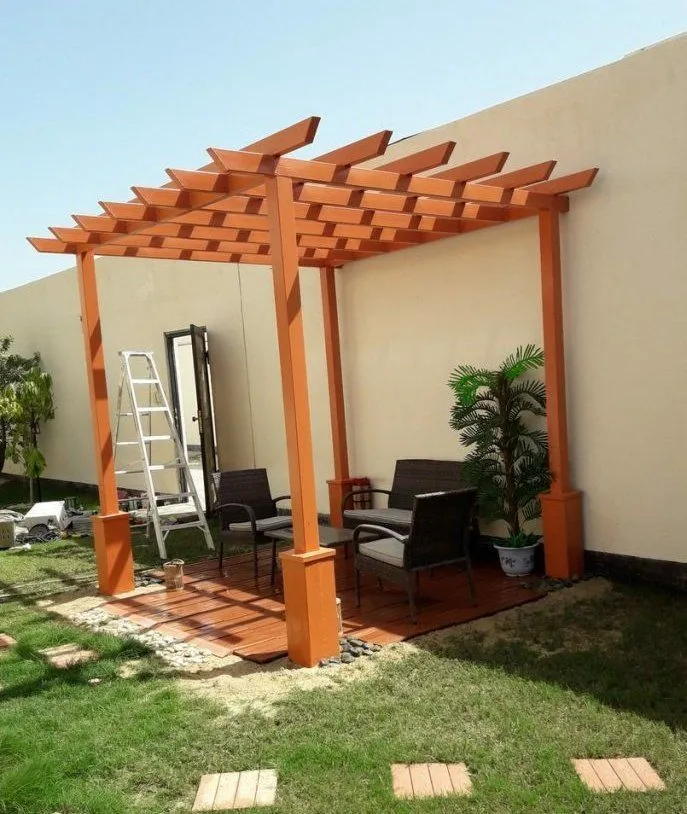 مقاول تركيب برجولات شرق الرياض – تفصيل برجولات خشبية وحديد