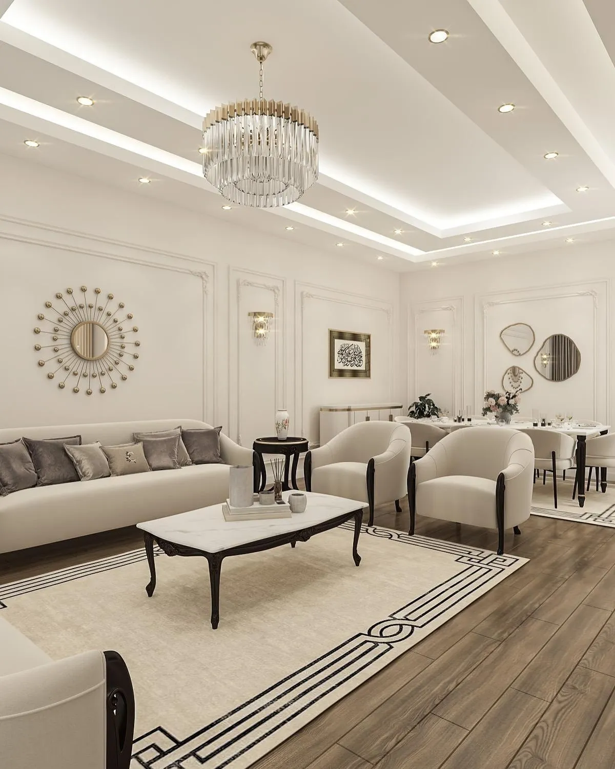 معلم دهانات للفلل والقصور بالرياض – تنفيذ درجات ألوان راقيه