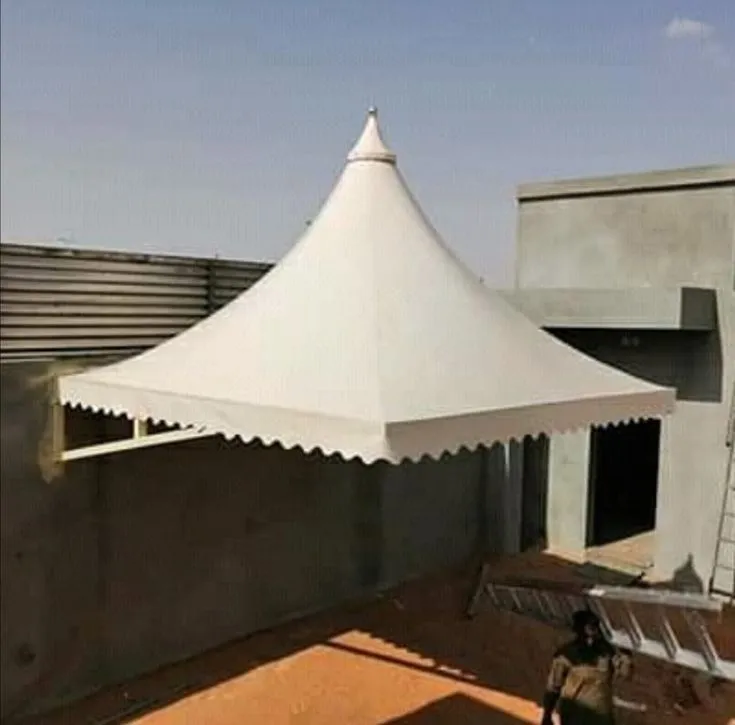 مظلات هرمية بسعر مناسب بالرياض – خامات قوية وعروض منافسة