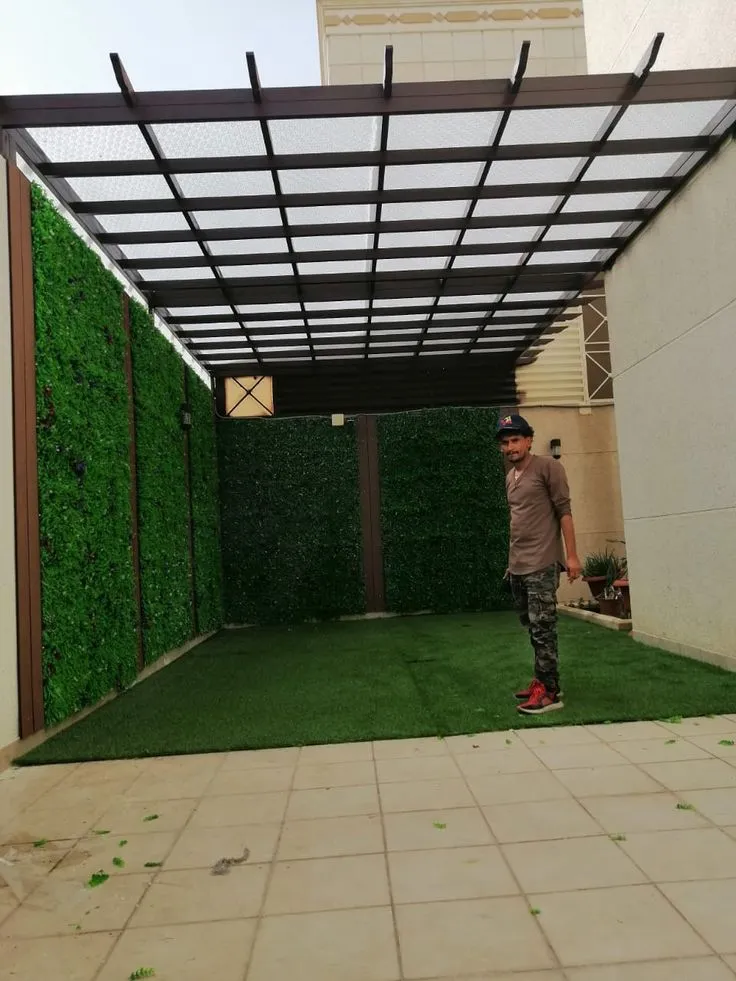 تكلفة البرجولات للمنازل والاستراحات في الرياض 2025 من المنار