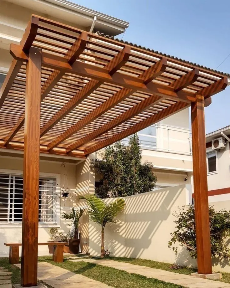 تكلفة البرجولات للمنازل والاستراحات في الرياض 2025 من المنار