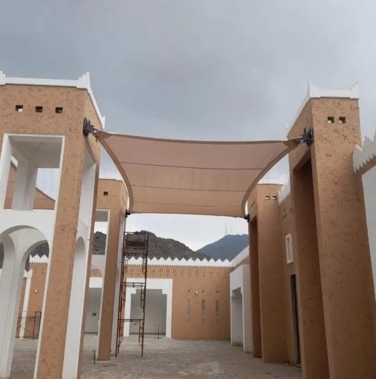 مظلات شد إنشائي في الرياض – تركيب سريع وفني متخصص