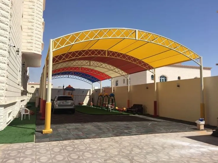 تكلفة مظلات ممر مدرسة في الرياض