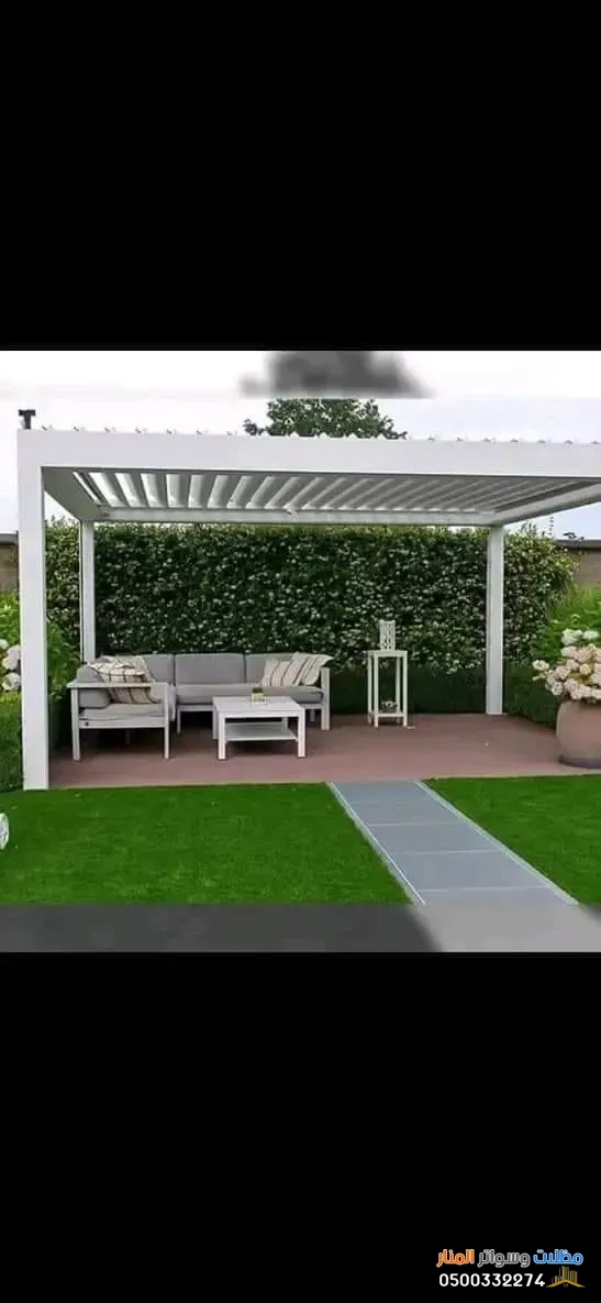 تجهيز جلسات الحدائق المنزلية بأحدث التصاميم الرياض