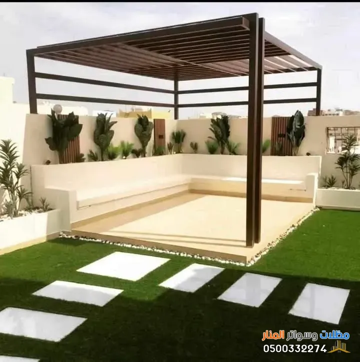 تجهيز جلسات الحدائق المنزلية بأحدث التصاميم الرياض